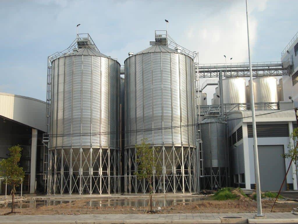 Commercial Hopper Base Silos | GLB Silo - Global Silo - Grain Bin Silo ...